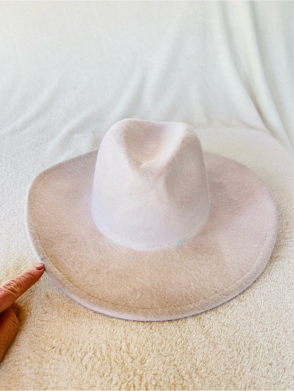 Scoop 100% Wool Cowgirl Hat Off White Western Hat – One Size (Fits M/L) NWT - Picture 3 of 8